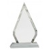 Crystal Diamond on Clear Pedestal Base 